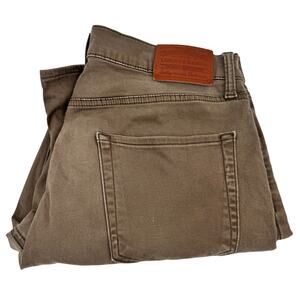 Lucky Brand Jeans Mens 33x30 (34x29 ACTUAL) 223 Straight Sateen Cocoa Brown